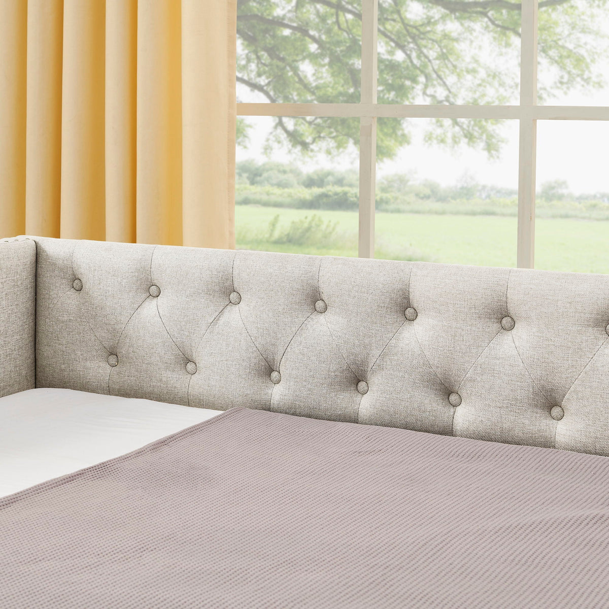 Upholstered Daybed With USB Charging & Pull Out Bed, photo 5 of 40