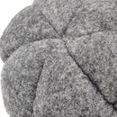 Set of 3 Plush Fabric Pumpkins in Brown