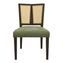 Mid Century Rattan Dining Chair Without Arms Set by HouseOfZazla