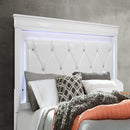 Shaker - Bed With LED Lighting And Crystal Inspired Tufted Headboard by Unique Piece Furniture