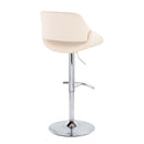 Adjustable Bar Stools Set of 2 with Swivel Function by Unique Piece Furniture