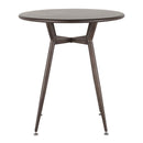 Clara - Industrial Round Dinette Table - Antique by HouseOfZazla