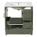 Traditional Bathroom Vanity Set With Soft Close Doors