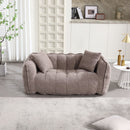 Cozy Beanbag Chair With High Resilience Foam Core For 2 by HouseOfZazla
