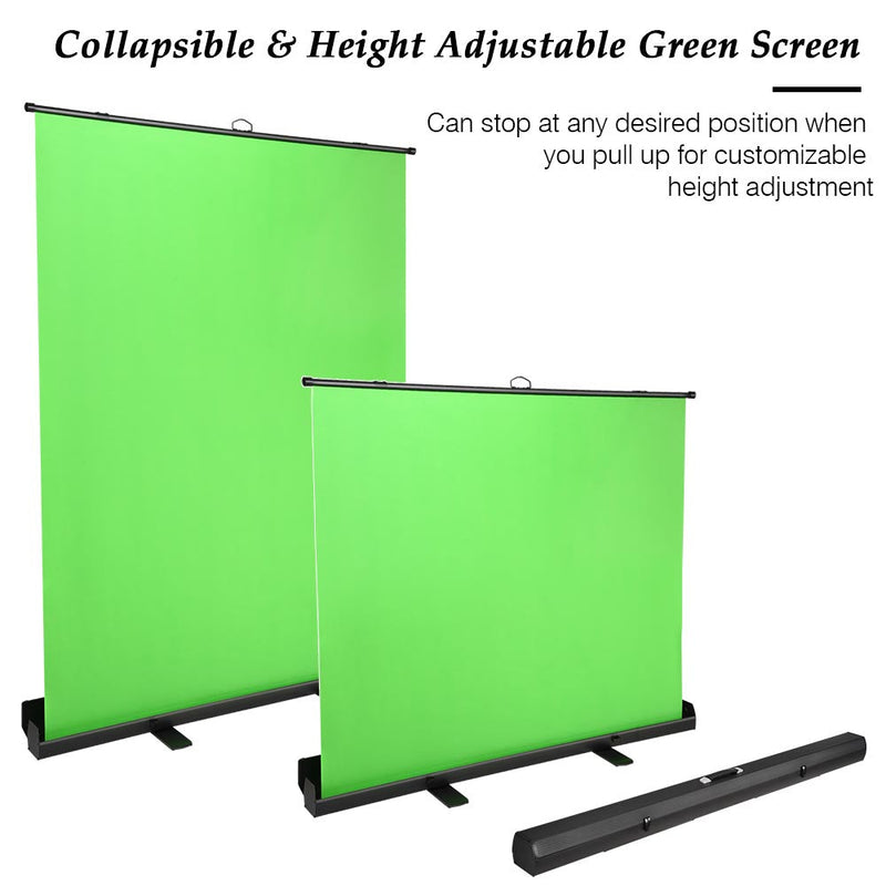 InstaHibit Green Screen Chromakey Backdrop Floorstanding 6.6 ft