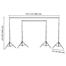 Yescom 10'x 8' 6" Adjustable Photography Background Support