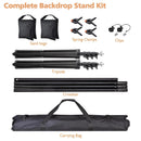 Yescom 10'x 8' 6" Adjustable Photography Background Support