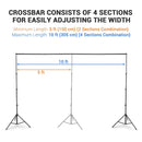 Yescom 10'x 8' 6" Adjustable Photography Background Support