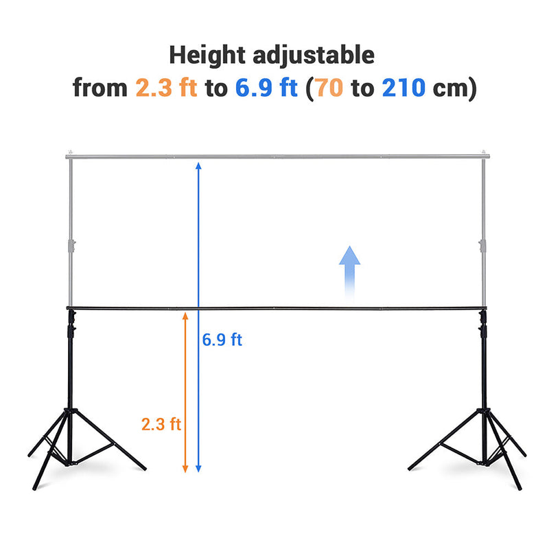 Yescom 10'x7' Adjustable Photography Background Support