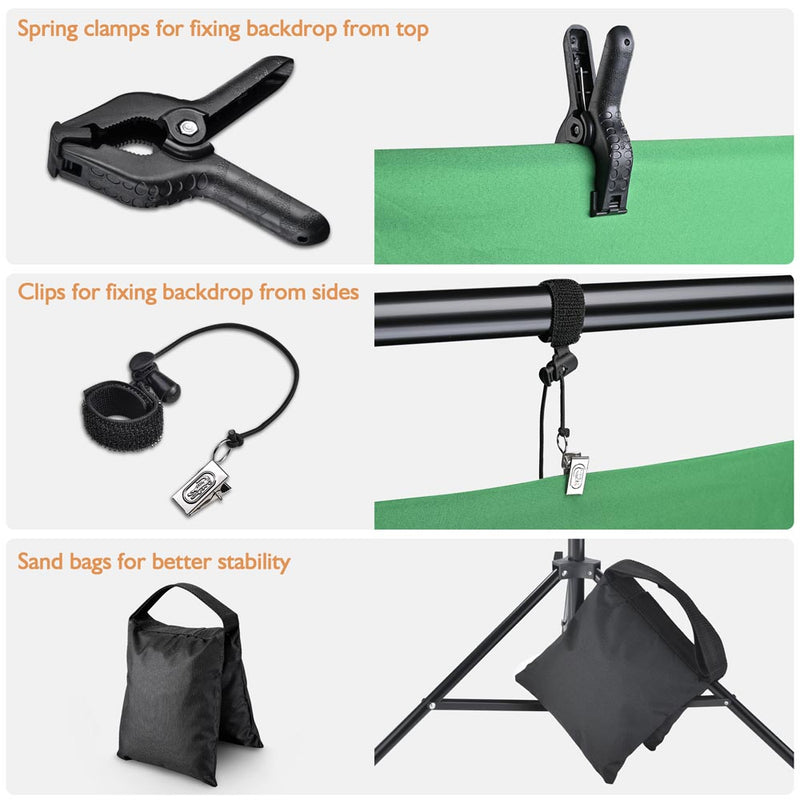 Yescom 10'Wx9.5'H Backdrop Stand Photo Video Studio Background Support