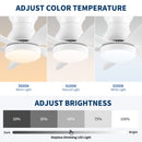Low Profile Flush Mount Ceiling Fan With Light by HouseOfZazla