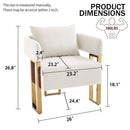 Modern Classic Decorative Chair with Teddy Fleece Upholstery by HouseOfZazla