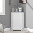 Bathroom Cabinet Triangle Corner Storage Cabinet With Adjustable Shelf Modern Style by HouseOfZazla