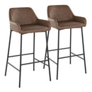 Daniella - Contemporary Fixed Height Barstool (Set of 2) by HouseOfZazla