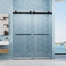 Double Sliding Frameless Soft-Close Shower Door