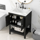 24" Black Bathroom Vanity by HouseOfZazla