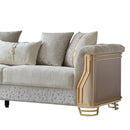 Chateau - Sofa - Cream / Brown