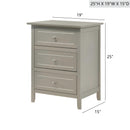 Dove Tailed Drawers 3 Drawer Nightstand by Unique Piece Furniture