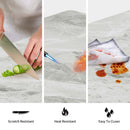 Dining Table with Sintered Stone Tabletop and Metal Legs, 63' Rectangular Modern Kitchen & Dining Room Table