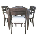 U_Style 7 Pieces Acacia Wood Outdoor Dining Set with Cushions by HouseOfZazla