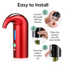 Electric Wine Aerator Dispenser - Portable Premium Wine Accessory