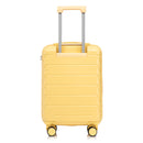 14'/20' 2-Piece ABS Spinner Wheel Luggage Set with Combination Lock