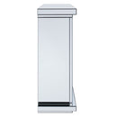 Noralie - LED Electric Fireplace - Mirrored & Faux Diamonds