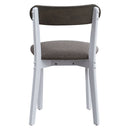 Fidelity - 5 Piece Dining Set - White & Gray