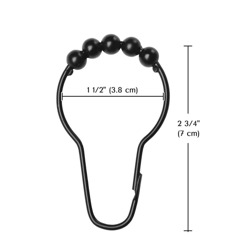 Yescom Roller Ball Curtain Hooks String Light Hangers 12ct/pk