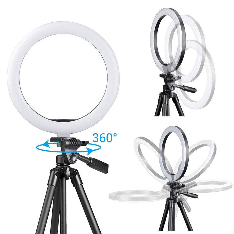 Yescom 10" Ring Light w/ Stand Angeleye Photo Video Social Lighting