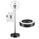 Yescom 10" Travel Ring Light Dimmable Selfie Light w/ Phone Holder