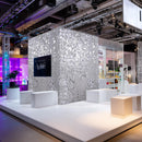 Yescom 10'x8' Sequin Shimmer Wall Backdrop (Sturdy Stand Included)