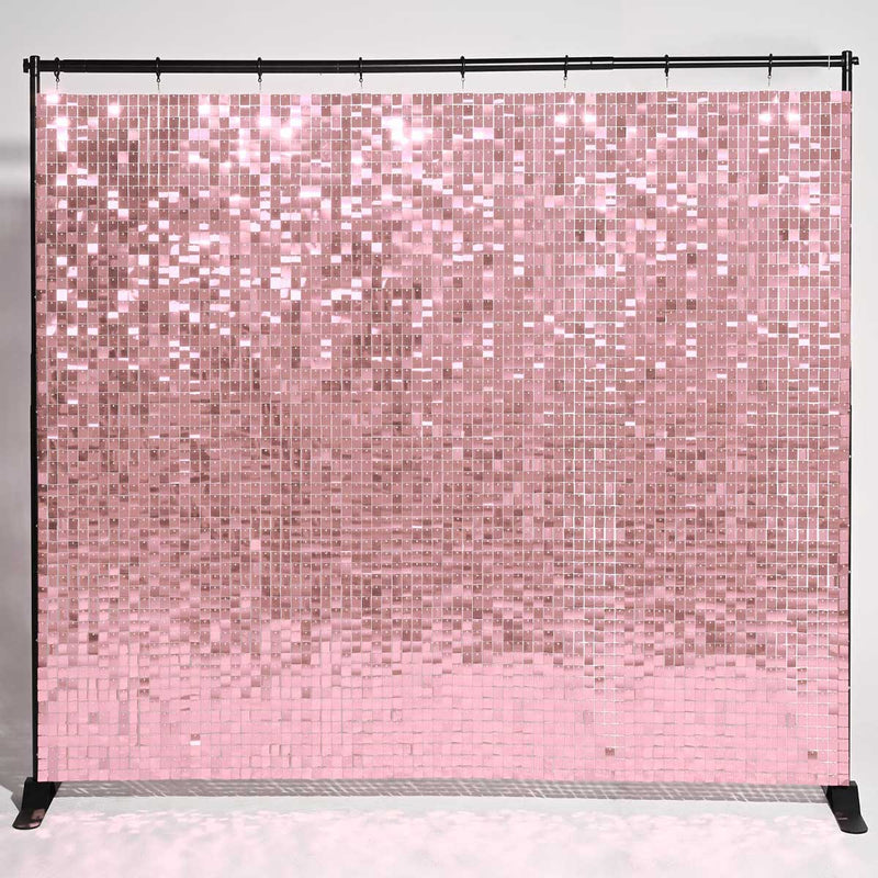 Yescom 10'x8' Sequin Shimmer Wall Backdrop (Sturdy Stand Included)
