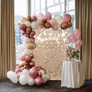Yescom Square Sequin Shimmer Wall Backdrop Color Options