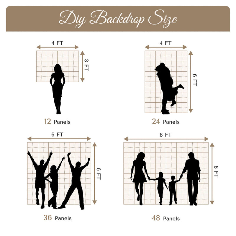 Yescom 10'x8' Sequin Shimmer Wall Backdrop (Sturdy Stand Included)