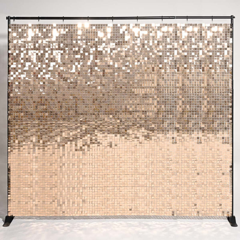 Yescom 10'x8' Sequin Shimmer Wall Backdrop (Sturdy Stand Included)