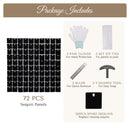 Yescom 10'x8' Sequin Shimmer Wall Backdrop (Sturdy Stand Included)