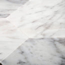 Carrara White 9x10 Honed Hexagon Marble Peel & Stick Tile (10 pack, 6.41 sq ft/case)