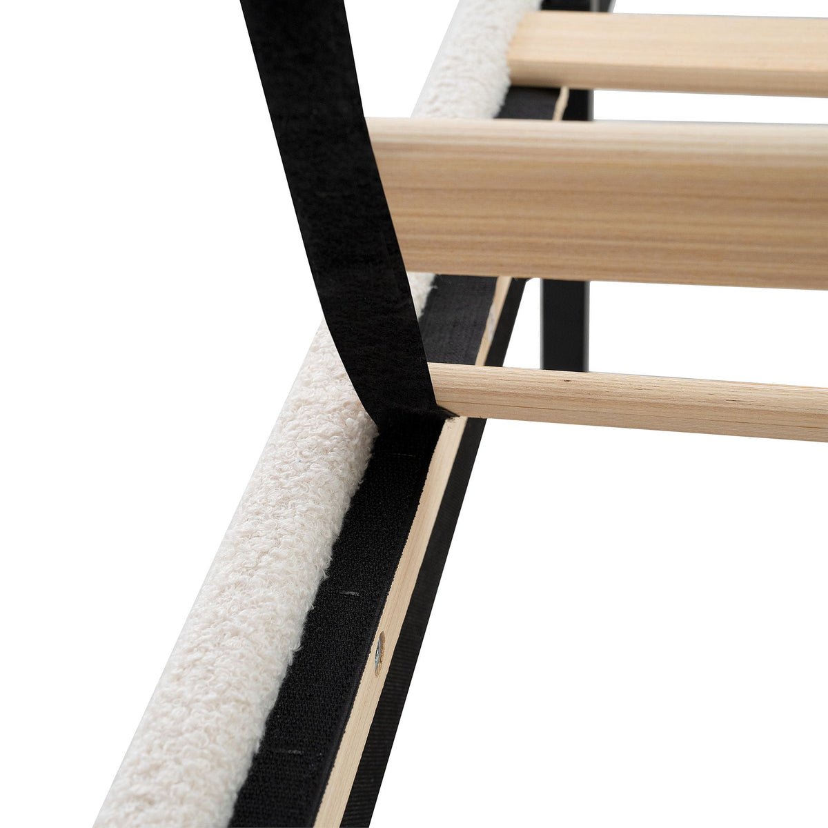 Platform Bed Frame With Tall Headboard And High Footboard, photo 8 of 40