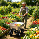 Folding Poly Garden Dump Truck with Steel Frame and Pneumatic Tires by HouseOfZazla