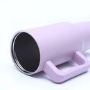 40 oz. Stainless Steel Modern Tumbler with Handle & Straw - Lavender by creativegiftsdirect