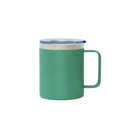 12 Oz Stainless Steel Travel Mug with Handle - Green by creativegiftsdirect