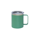 12 Oz Stainless Steel Travel Mug with Handle - Green by creativegiftsdirect
