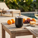 12 Oz Stemless Wine Tumbler - Black