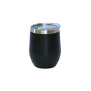 12 Oz Stemless Wine Tumbler - Black by creativegiftsdirect