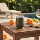 12 Oz Stemless Wine Tumbler - Olive