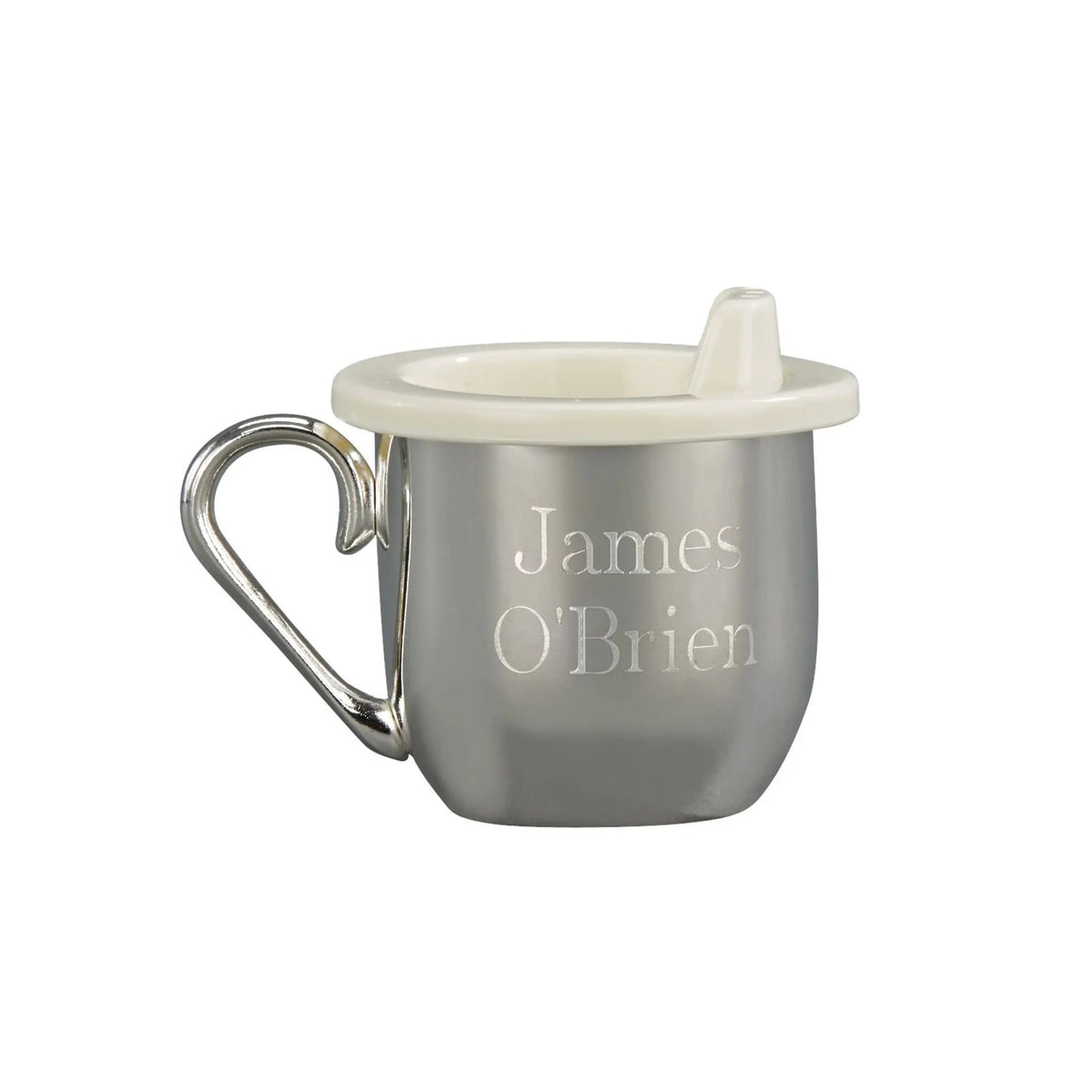Silverplated Baby Cup With Cup & Sippy Lid Insert, photo 2 of 3