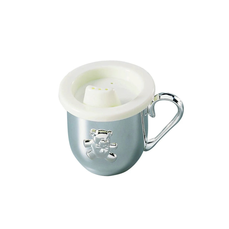 Silverplated Baby Cup With Cup & Sippy Lid Insert, photo 3 of 3