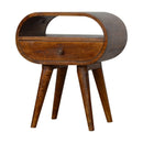 Circular Open Bedside Nightstand by HouseOfZazla