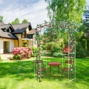 Metal Garden Arch Iron Garden Arbors Gazebo Dia High Birdcage Shape Pergola Pavilion For Wedding Ceremony by HouseOfZazla